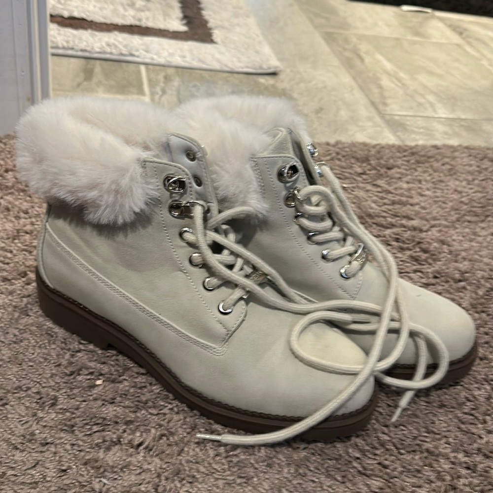 Grey Winter Boots